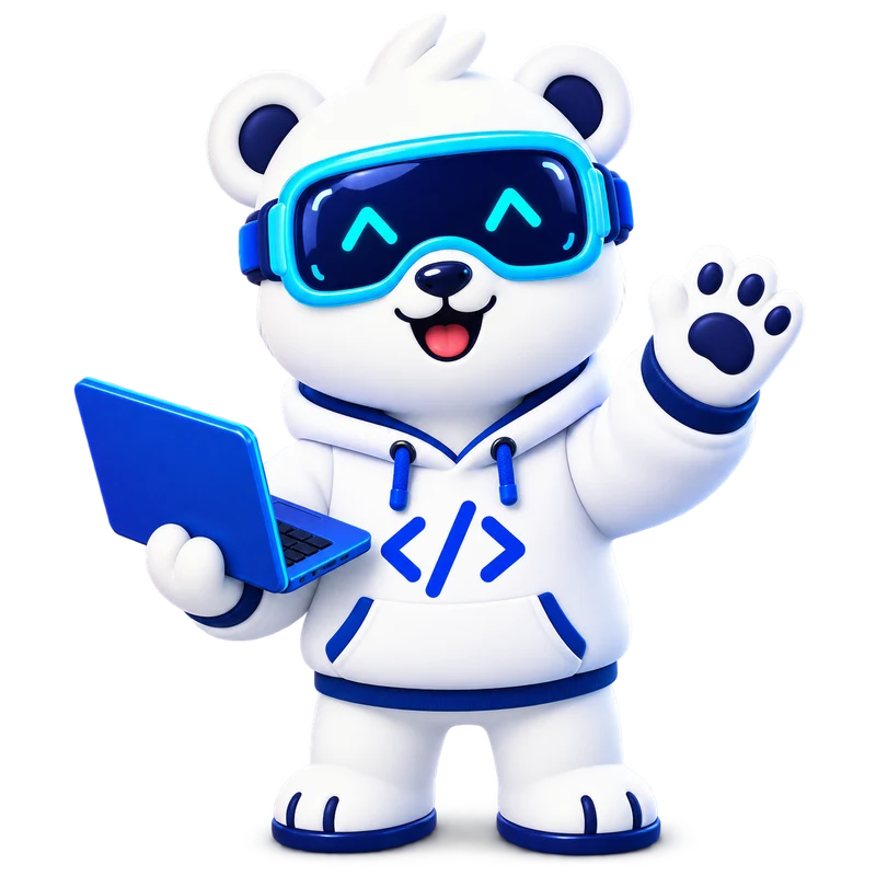 作業をご案内するドヤくん